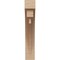 Ekena Millwork 5"W x 10"D x 30"H Thin Rockford Rough Cedar Woodgrain TimberThane Corbel, Primed Tan CORUR05X10X30ROCRCPR - alternate 6